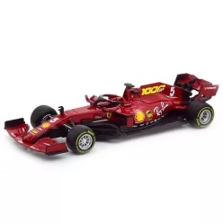   Bburago 1:43 Ferrari F1 SF1000 Team Scuderia Ferrari N5 10th Toscana GP Mugello 1000th GP (2020, S. Vettel) versenyautó 18-36823