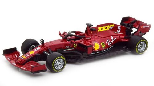 Bburago 1:43 Ferrari F1 SF1000 Team Scuderia Ferrari N5 10th Toscana GP Mugello 1000th GP (2020, S. Vettel) versenyautó 18-36823