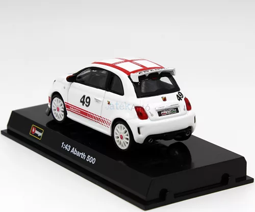Bburago 1:43 Fiat 500 Abarth versenyautó 18-38006