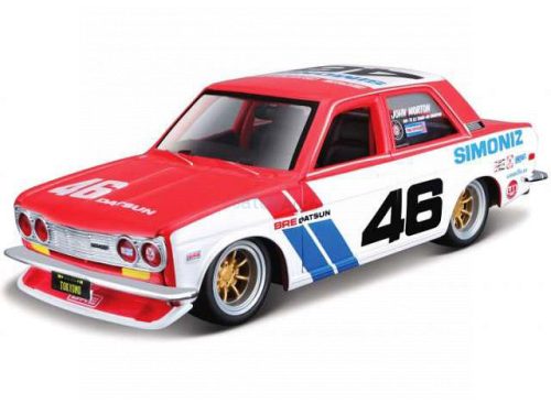 Bburago 1:43 Datsun 510 Brock Racing N 46 Tokyo Torque (1971) versenyautó 18-38047