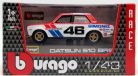 Bburago 1:43 Datsun 510 Brock Racing N 46 Tokyo Torque (1971) versenyautó 18-38047