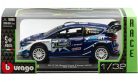 Bburago 1:32 Rally Ford Fiesta WRC versenyautó 18-40000 (Ott Tanak)