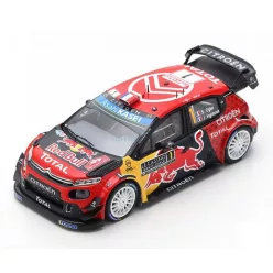   Bburago 1:32 Rally Citroen C3 WRC N 1 (2019) Winner Rally Monte Carlo versenyautó 41053
