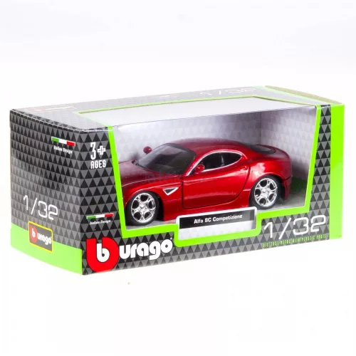 Bburago 1:32 Alfa Romeo 8C Competizione (2004) sportautó 18-43004