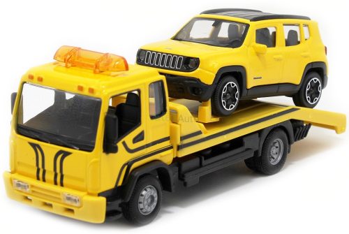 Bburago 1:43 Street Fire autómentő + Jeep Renegade 18-31399