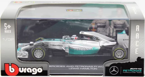 Bburago 1:32 Mercedes AMG Petronas F1 WOS Hybrid versenyautó 18-41226