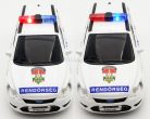 Bburago 1:43 szirénázó/villogó Ford Focus rendőrautó + Nissan GT-R sportautó 18-31063