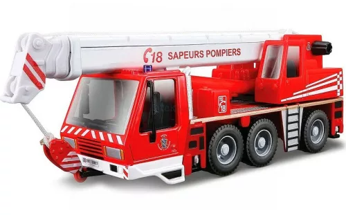 Bburago 1:50 tűzoltó daruskocsi 18-32010