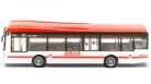 Bburago 1:43 City busz - piros 18-32102