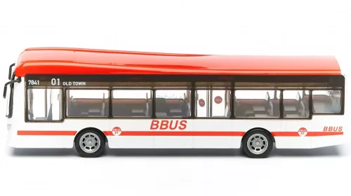 Bburago 1:43 City busz - piros 18-32102