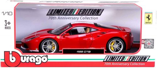 Bburago 1:18 Ferrari 70TH Anniversary Collection 488GTB "The Schumacher" sportautó 18-76102