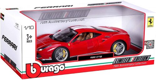 Bburago 1:18 Ferrari 70TH Anniversary Collection 488GTB "The Schumacher" sportautó 18-76102