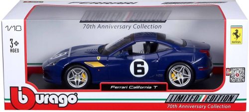 Bburago 1:18 Ferrari 70TH Anniversary Collection California T N6 "The Sunoco" (2014) sportautó 18-76104