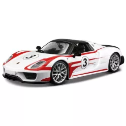 Bburago 1:24 Porsche 918 Spyder versenyautó 18-28009