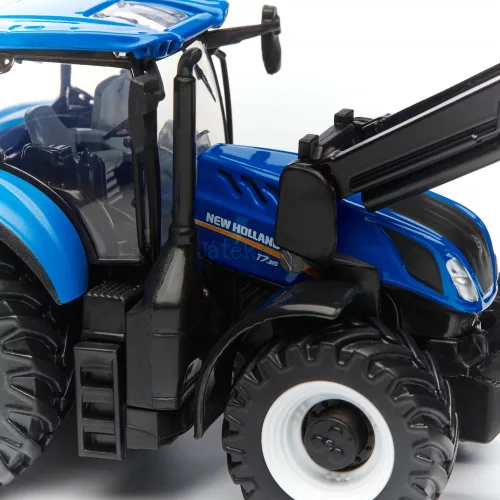 Bburago 1:50 New Holland T7.315 traktor homlokrakodóval 18-31630