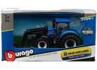 Bburago 1:50 New Holland T7.315 traktor homlokrakodóval 18-31630