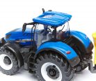 Bburago 1:50 New Holland T7.315 traktor darus utánfutóval 18-31650