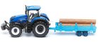 Bburago 1:32 New Holland T7.315 traktor rönkszállítóval 18-44060