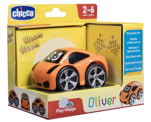 Chicco Turbo Team Oliver hátrahúzós sportautó