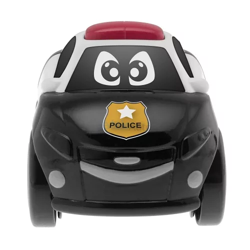 Chicco Turbo Team Peter hátrahúzós rendőrautó fénnyel- és hanggal