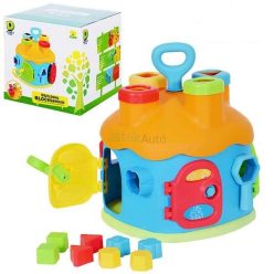 Formaegyeztetős házikó bébijáték 