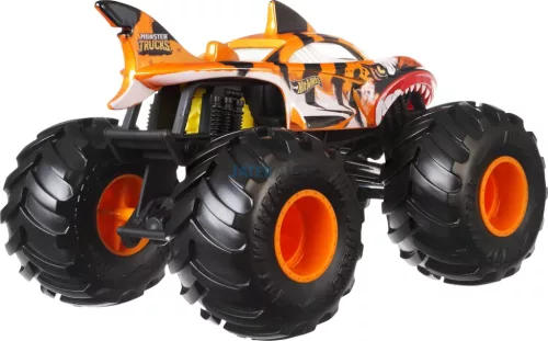  Hot Wheels Tiger Shark masszív, fémházas Monster Truck játékautó 1:24 