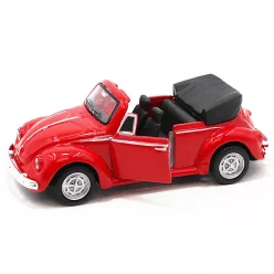   Maisto 1:32 Fresh Metal Volkswagen Bogárhátú cabrio - Hátrahúzós kivitel