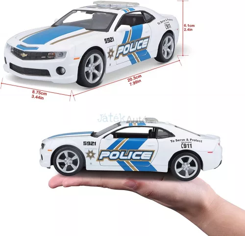 Maisto 1:24 Chevrolet Camaro SS RS Police (2010) rendőrautó 31208