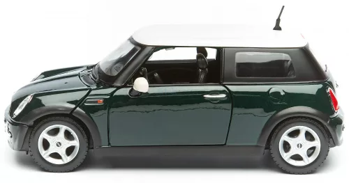 Maisto 1:24 Mini Cooper (2006) személyautó 31219 - Dark Green/White