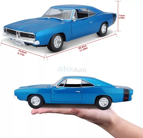 Maisto 1:18 Dodge Charger R/T Coupe (1969) sportautó 31387