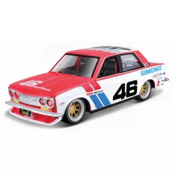   Maisto Design 1:24 Datsun 510 Brock Racing N 46 Tokyo Torque (1971) versenyautó 32532