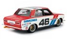 Maisto Design 1:24 Datsun 510 Brock Racing N 46 Tokyo Torque (1971) versenyautó 32532