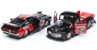 Maisto Design 1:24 Ford Pick Up Truck Custom (1948) + Ford Mustang Coupe (1967) + utánfutó 32751