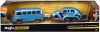 Maisto Design 1:24 Volkswagen T1 Samba custom (1962) + Volkswagen Beetle Kafer Maggiolino (1955) + utánfutó 32752