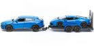 Maisto Design 1:24 Lamborghini Urus (2018) + Huracan LP640-4 Performante (2017) + utánfutó 32753