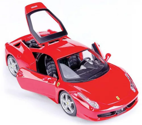 Maisto 1:24 Ferrari 458 Italia 8C (2009) összeszerelhető modell autó - 39113R