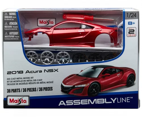 Maisto 1:24 Acura NSX (2017) összeszerelhető modell autó - 39216