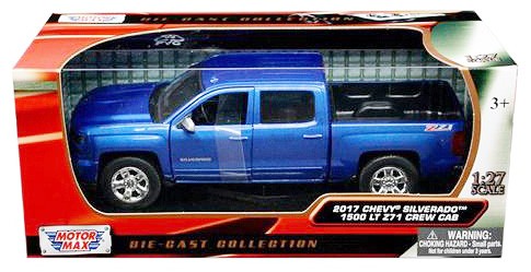 Motormax 1:24 Chevrolet Silverado 1500 LT-Z71 Crew Cab Pick Up (2017) 79348