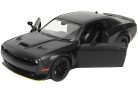 Motormax 1:24 Dodge Challenger Hellcat SRT Coupe (2018) 79350 - Matt Black