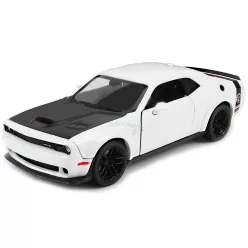   Motormax 1:24 Dodge Challenger Hellcat SRT Coupe (2018) 79350 - White