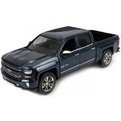   Motormax 1:24 Chevrolet Silverado Pick Up Centennial (2018) - Dark Blue 79353