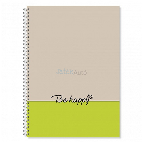 Spirálfüzet pd Uniwords A/4-80 lapos sima 