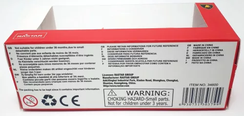 Rastar 1:43 Lamborghini Gallardo LP560-4 sportautó 34600