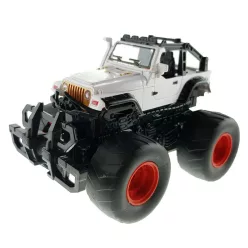 Felugró lendkerekes terepjáró - fehér Jeep