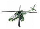 Apache hátrahúzós fém katonai helikopter fénnyel és hanggal - 23 cm