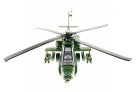 Apache hátrahúzós fém katonai helikopter fénnyel és hanggal - 23 cm