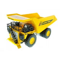 Hátrahúzós bánya dömper fénnyel és hanggal - 16 cm