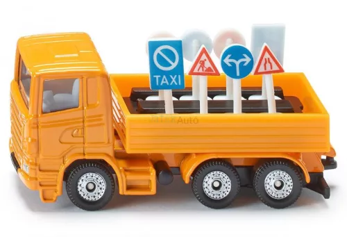 Siku teherautó közlekedési táblákkal - 1322