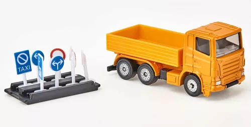 Siku teherautó közlekedési táblákkal - 1322