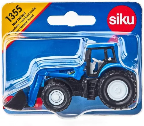 Siku 1:87 New Holland traktor rakodóval - 1355